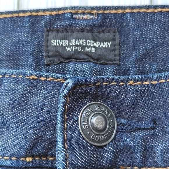 Silver Jeans Co Ashdown Slim Fit Jean in Indigo Size 30 X 32 - Picture 6 of 14